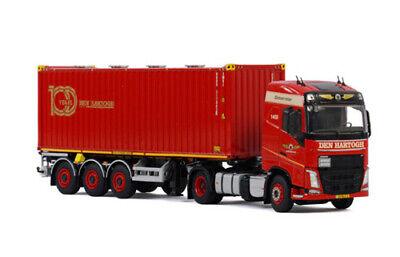 WSI 1/50 VOLVO FH4 GLOBETROTTER 4X2 CONTAINER TRAILER 3 AXLE 30 FT BULK view1