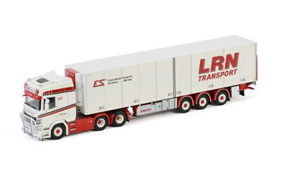 WSI 1/50 SCANIA R HIGHLINE CR20H 6X2 TAG AXLE REEFER TRAILER ERWIN SMALE view1