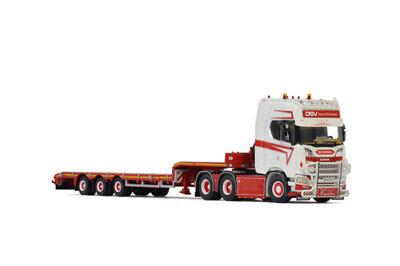 WSI SCANIA S HIGHLINE CS20H 6X2 TAG AXLE SEMI LOW LOADER trailer 1/50 Model view2
