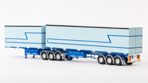 Drake EziLiner B Australian DOUBLE SET Light Blue 1:50 DIECAST Truck Model view3