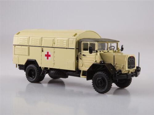 Start Scale Models German MAN-630 4x4 Military Medical Truck beige 1/43 Model view5