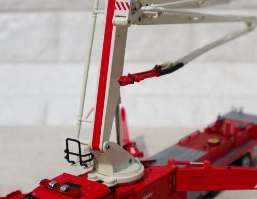SANY Mercedes Benz 62m Water Tower Fire Truck 1/50 Truck Pre-built Model view10