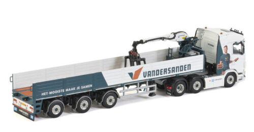 WSI 1:50 SCANIA S CS20N 6X2 TWINSTEER BRICK TRAILER-3 AXLE VANDERSANDEN view2