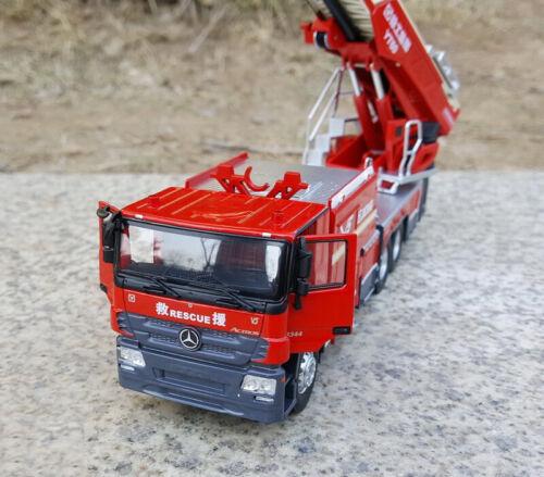 XCMG Mercedes Benz YT60 ladder fire truck 1/50 DIECAST Pre-built Model view8