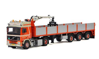 WSI VOLVO F16 4X2 BRICK TRAILER - 3 HUSKENS 1/50 DIECAST Truck Pre-built view1