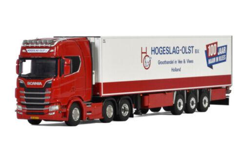 WSI SCANIA Hogeslag-Olst CS20H 4X2 Reefertrailer Groothandel 1/50 Truck Model view1
