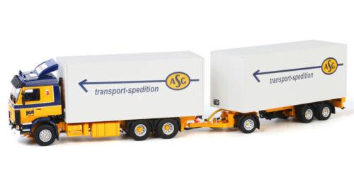 WSI SCANIA 3 COMBI trailer KA KLIPPAN ASG 1/50 DIECAST Truck Pre-built Model view2