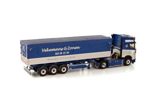 WSI 1/50 MB ACTROS MP4 GIGA SPACE 4X2 VOLUME TRAILER-3AXLE VEKEMANS EN ZONEN view2