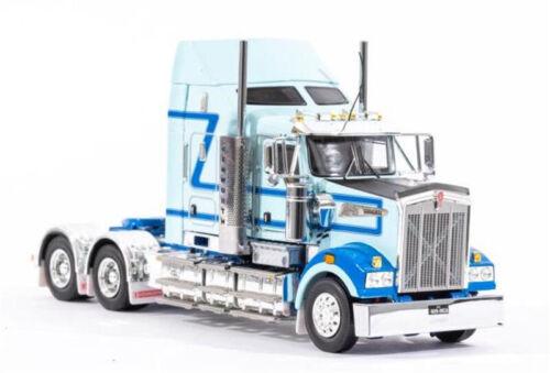 Drake Kenworth T909 Light Blue-Aero Kit 1:50 DIECAST Truck Pre-built Model view1