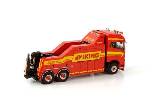WSI VOLVO FH4 GLOBETROTTER 6X2 FALKOM - 3 AXLE VIKING 1/50 DIECAST Truck view3