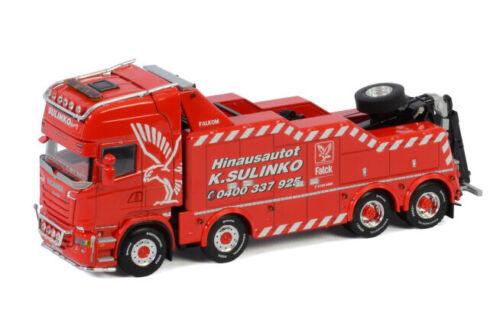 WSI SCANIA STREAMLINE TOPLINE FALKOM - 4 AXLE K. SULINKO OY 1/50 Model view2