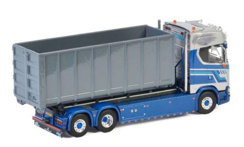 WSI 1/50 SCANIA S CS20H 6X2 TAG AXLE RIGED HOOKLIFT CONTAINER KLEIN KROMHOF view3