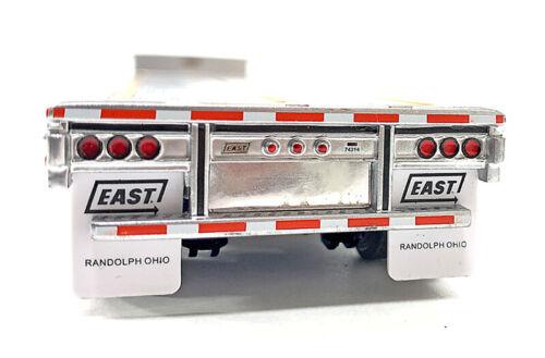 WB Weiss Brothers East Drop Deck Trailer silver with Accessories 1/50 Pre-built view4