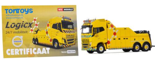 WSI VOLVO FH4 GLOBETROTTER XL 6X2 TAG AXLE FALKOM LOGICX 1/50 Truck Model view4