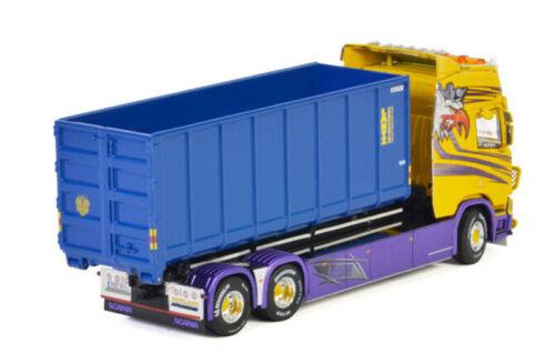 WSI 1/50 SCANIA R HIGHLINE CR20H 6X2 TRUCK HOOKLIFT SYSTEM CONTAINER 40M3 view3
