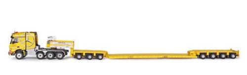 Conrad 1/50 MB Arocs SLT 8x6 Heavy duty tractor w/ Goldhofer THP/SL-trailer view1