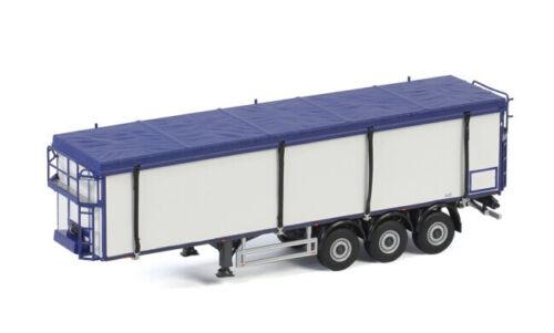 WSI BELT TRAILER - 3 AXLE WHITE LINE 1/50 DIECAST Pre-builded Model view1