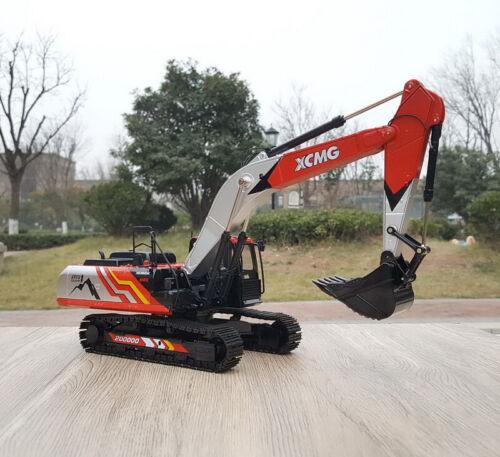 XCMG XE380DK Excavator red and white 1/30 Diecast Truck Pre-built Model view5