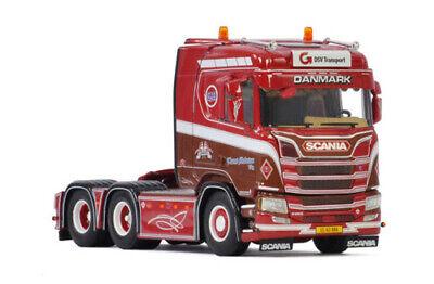 WSI SCANIA R NORMAL CR20N 6X2 TAG AXLE CLAUS MADSEN 1/50 DIECAST Truck Model view1