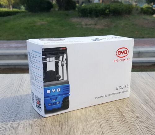 BYD ECB35 Forklift Blue 1/25 Diecast Truck Pre-built Model view11