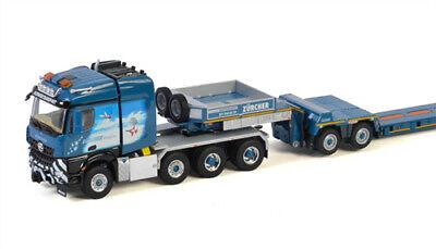 WSI 1/50 ZURCHER MB MP4 2.300M 8X6 LOW LOADER EURO-4 AXLE DOLLY-2 AXLE Truck view5