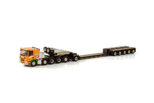 WSI 1/50 SCANIA P LOW CP20 10X4 LOWLOADER 5AXLE DOLLY 1AXLE HOLTROP VD.VLIST view1