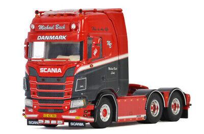 WSI SCANIA S HIGHLINE CS20H 6X2 TAG AXLE space cab MICHAEL BACH 1/50 Truck view1