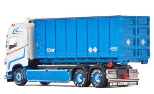 WSI 1:50 VOLVO FH4 6X2 TAG AXLE HOOKLIFT SYSTEM+HOOKLIFT CONTAINER 40M3 view3