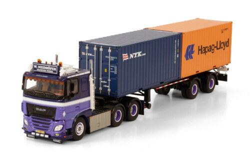 WSI 1/50 DAF XF COMFORT CAB MY2017 6X2+2x20FT Con W. NEIDHÖFER TRANSPORT view1