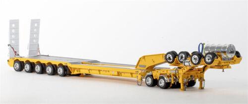 Drake 2X8+ 5x8 Kenworth Trailer Yellow 1/50 DIECAST Truck Pre-built Model view1