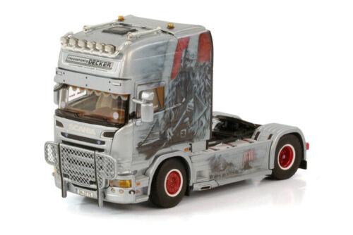 WSI 1/50 SCANIA STREAMLINE TOPLINE 4X2 GERMAN SUPER DECKER TRANSPORTE view1