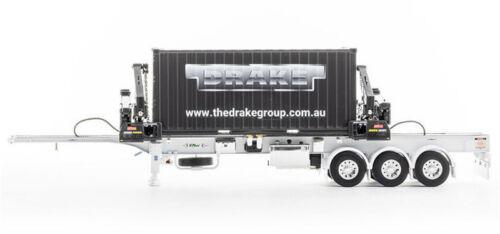 Drake O’Phee BoxLoader Container trailer white 1/50 DIECAST Truck Pre-built view2