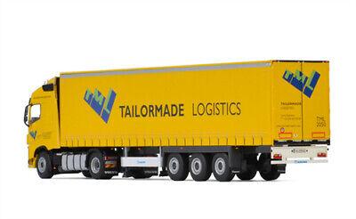 WSI 1/50 VOLVO FH4 GLOBETROTTER 4X2 CURTAINSIDE TRAILER-3 AXLE TAILORMADE view4