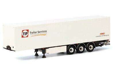 WSI BOX TRAILER 3 AXLE "TIP" 1/50 DIECAST Truck Pre-built Model view1