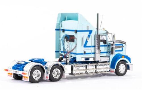 Drake Kenworth T909 Light Blue-Aero Kit 1:50 DIECAST Truck Pre-built Model view2