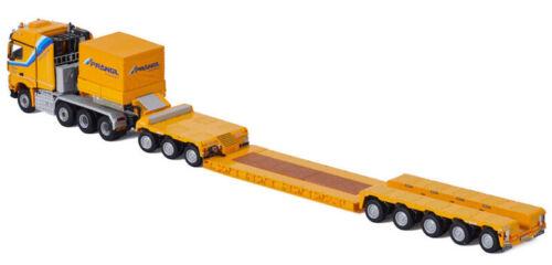 WSI 1:50 BENZ MP4 2.300MM SPACE 8X6 LOW LOADER-5 AXLE DOLLY-3 AXLE PRANGL view2