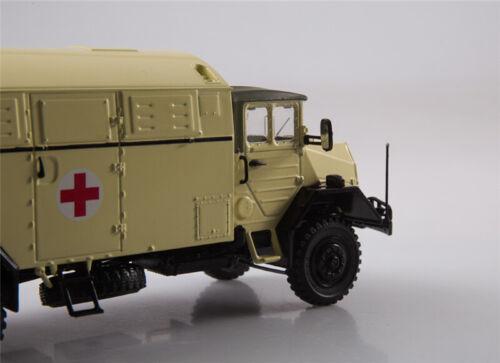 Start Scale Models German MAN-630 4x4 Military Medical Truck beige 1/43 Model view2