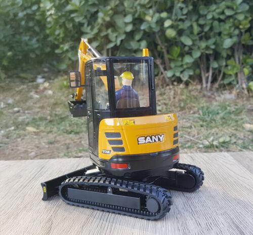 SANY SY35U Hydraulic Excavator 1/20 Diecast Truck Pre-built Model view12