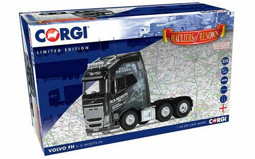 CORGI Volvo FH Space Cab H.D. Ricketts Ltd 1/50 Truck Pre-builded Model view2