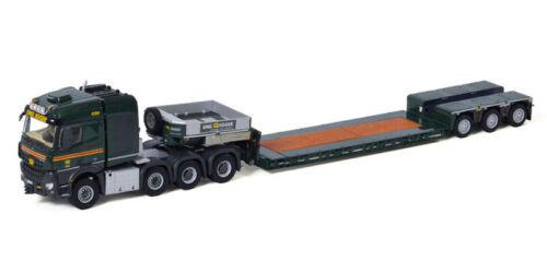 WSI BENZ MP4 2.300MM STREAM SPACE 8X6 LOW LOADER - 3 AXLE EGGER 1:50 Truck view1