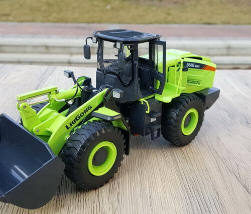 LIUGONG 856E Electric Wheel Loader Forklift Green 1/35 Diecast Pre-built Model view4