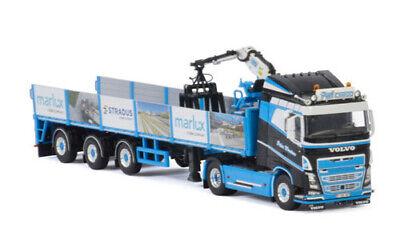 WSI VOLVO FH4 SLEEPER CAB 4X2 BRICK TRAILER PWT CARGO 1/50 Pre-built Model view1