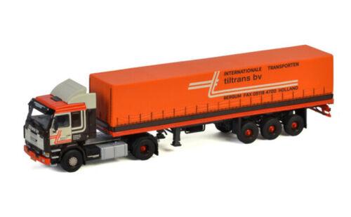 WSI SCANIA 3 SERIES 4X2 CURTAINSIDE TRAILER TILTRANS 1/50 DIECAST Model view1