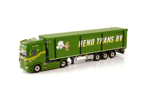 WSI 1/50 SCANIA S HIGHLINE CS20H 4X2 VOLUME TRAILER-3 AXLE HENO TRANS BV view1