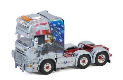 WSI 1/50 SCANIA TOPLINE 6X2 TWINSTEER GERMAN SUPERTRUCKS DECKER TRANSPORTE view1