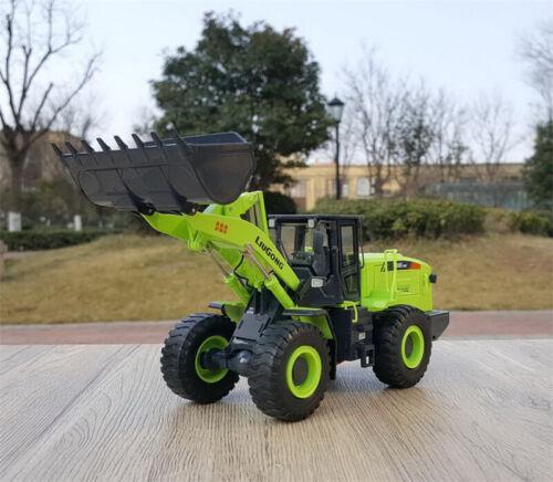 LIUGONG 856E Electric Wheel Loader Forklift Green 1/35 Diecast Pre-built Model view6
