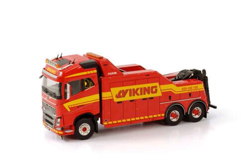 WSI VOLVO FH4 GLOBETROTTER 6X2 FALKOM - 3 AXLE VIKING 1/50 DIECAST Truck view1