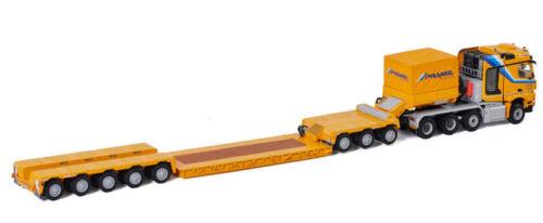 WSI 1:50 BENZ MP4 2.300MM SPACE 8X6 LOW LOADER-5 AXLE DOLLY-3 AXLE PRANGL view3