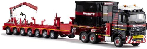 MAMMOET 1:50 MB AROCS 6X4 WITH 7 AXLE NOOTEBOOM LOWLOADER + FASSI CRANE view2