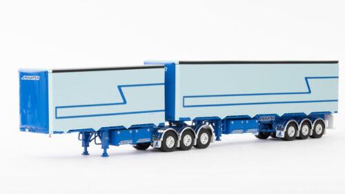 Drake EziLiner B Australian DOUBLE SET Light Blue 1:50 DIECAST Truck Model view1